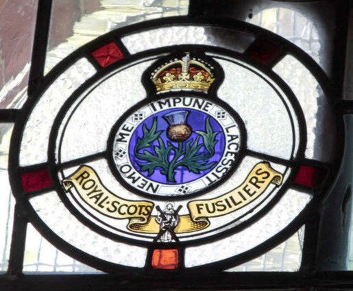 photograph of crest - Royal Scots
Fusiliers