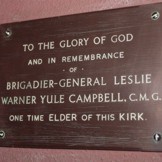 Campbell Plaque.