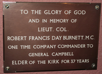 Burnett plaque