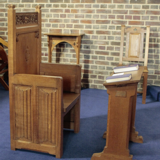 Chair and Prayer Desk